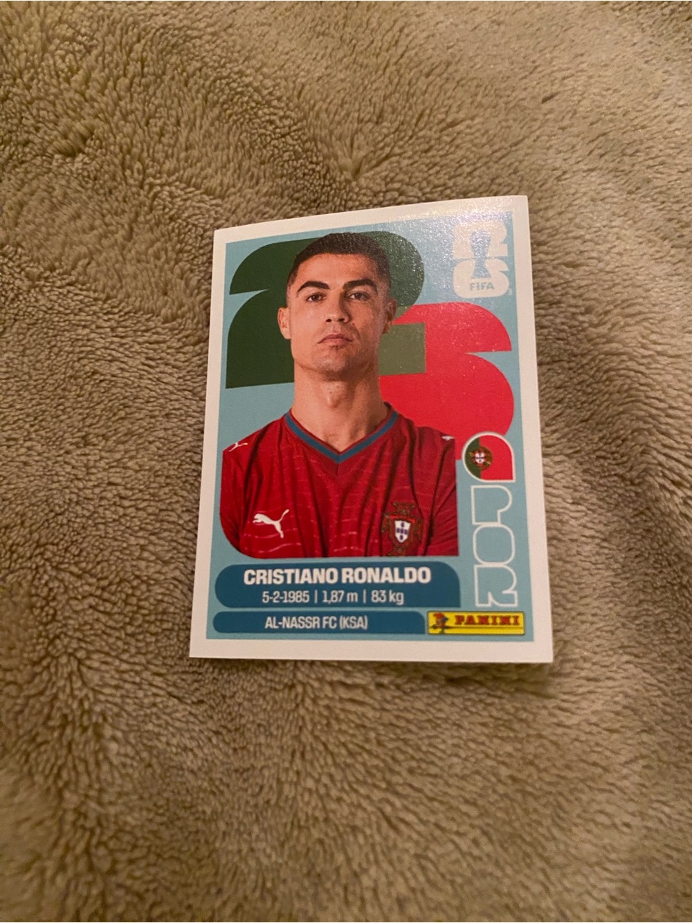 Panini FIFA World Cup 2026-Cristiano Ronaldo Sticker